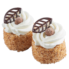 Hazelnootschuimgebakjes